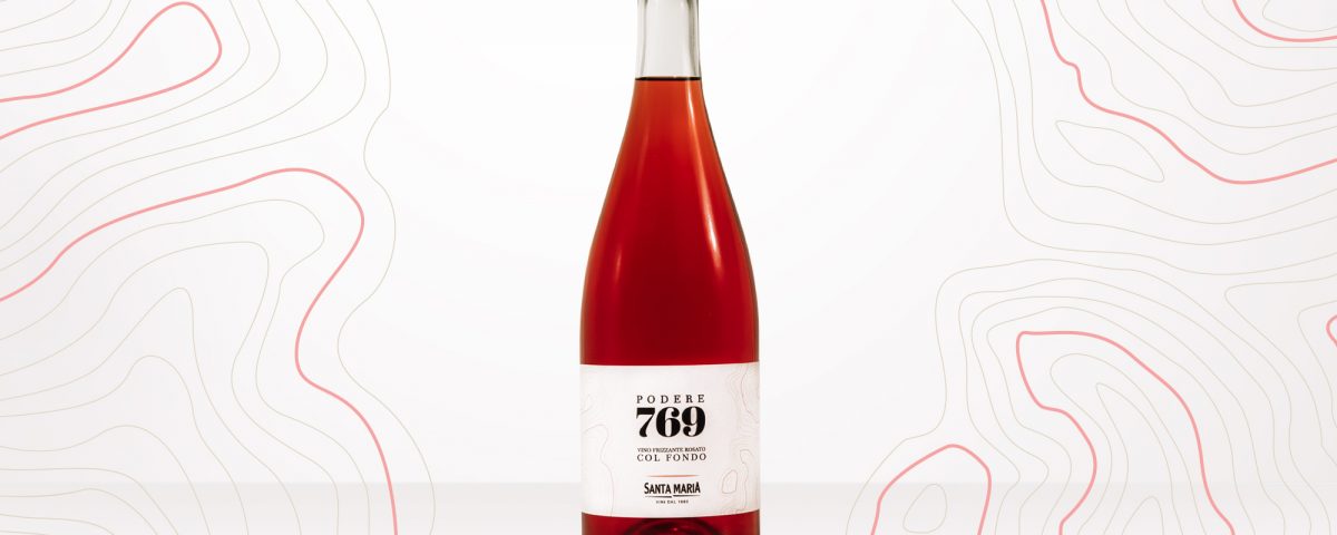 Vino rosato frizzante Col Fondo